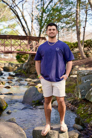 Lamb Tee - Navy